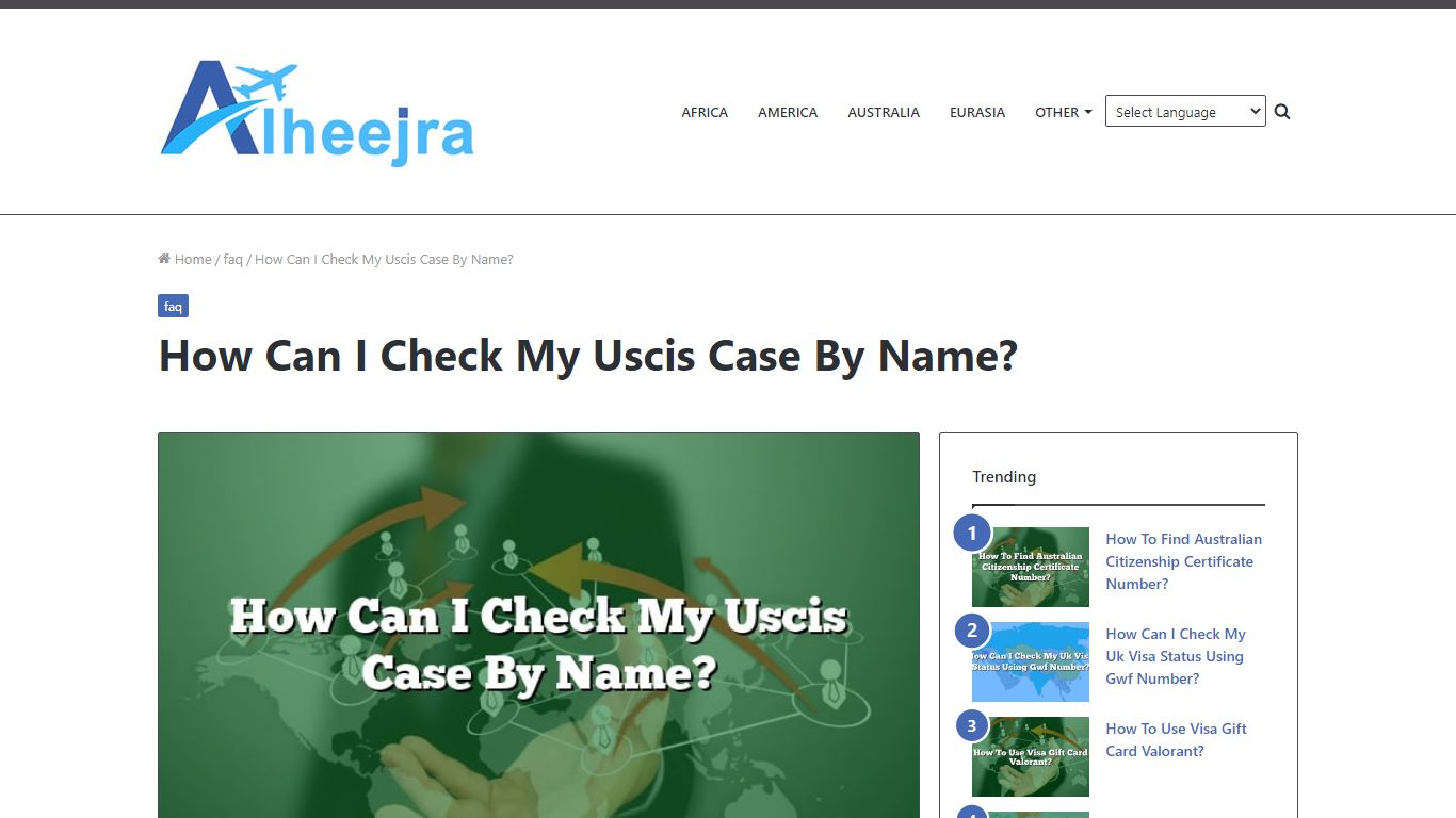 How Can I Check My Uscis Case By Name? - alheejra.com